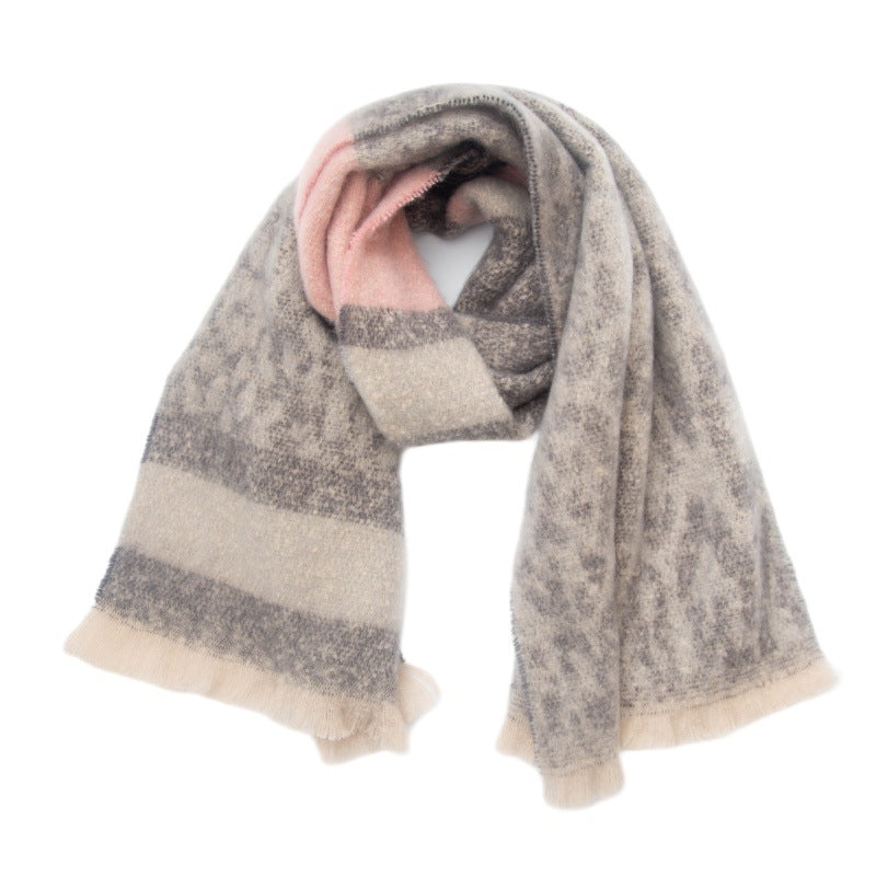 Vintage Leopard Print Scarves