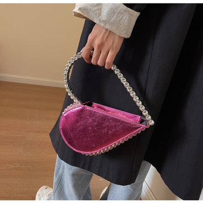 Love Shaped Rhinestone Elegant Party Handbag