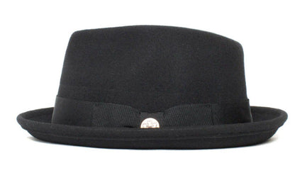 Women’s Wool Felt Hat with Bow Detail - Vintage Style