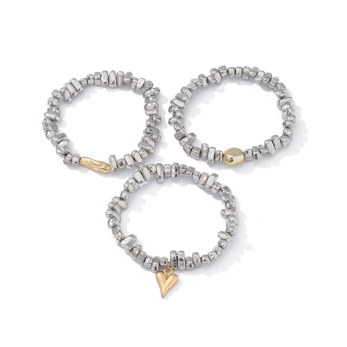 Heart Shaped Pendant Necklace Trendy Casual Alloy Jewelry