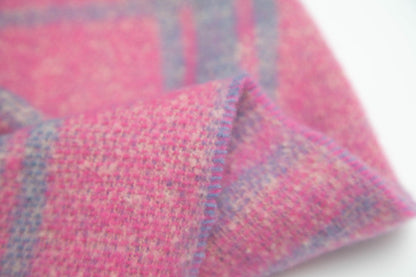 Vintage Jacquard Plaid Triangle Soft Scarf