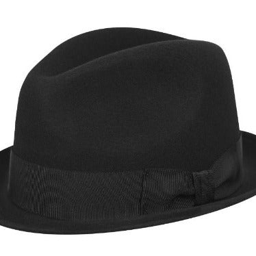 Women’s Wool Felt Hat with Bow Detail - Vintage Style