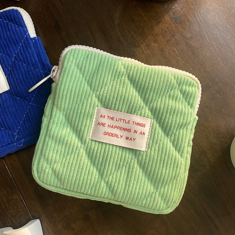 Cute Portable Makeup Bag Zip Pouch Organizer