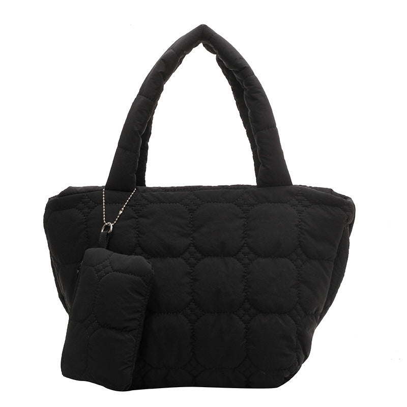 Simple Solid Color LargeÂ Capacity Tote Bag
