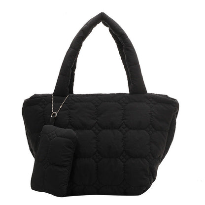 Simple Solid Color LargeÂ Capacity Tote Bag