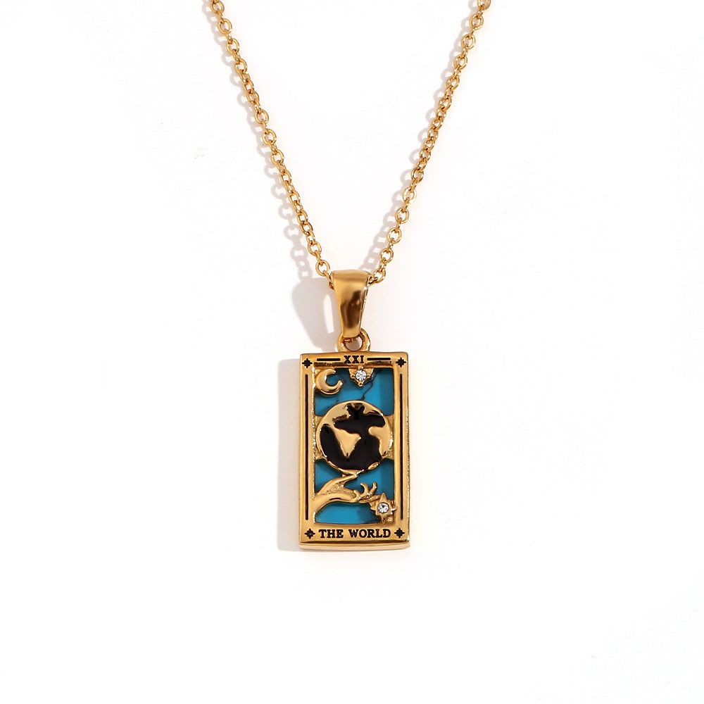2+ Vintage Zircon Pendant Necklaces