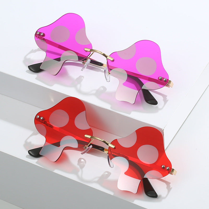 Trendy Mushroom Shaped Sunglasses | UV400 Protection | Fashion Statement