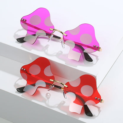 Trendy Mushroom Shaped Sunglasses | UV400 Protection | Fashion Statement