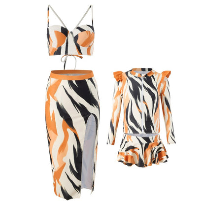 Family Beach Swimwear Set Uv Protection Swimwear