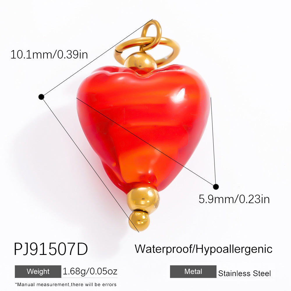Fashionable DIY Jewelry Pendant Necklace Stainless Steel 18K Gold Plated