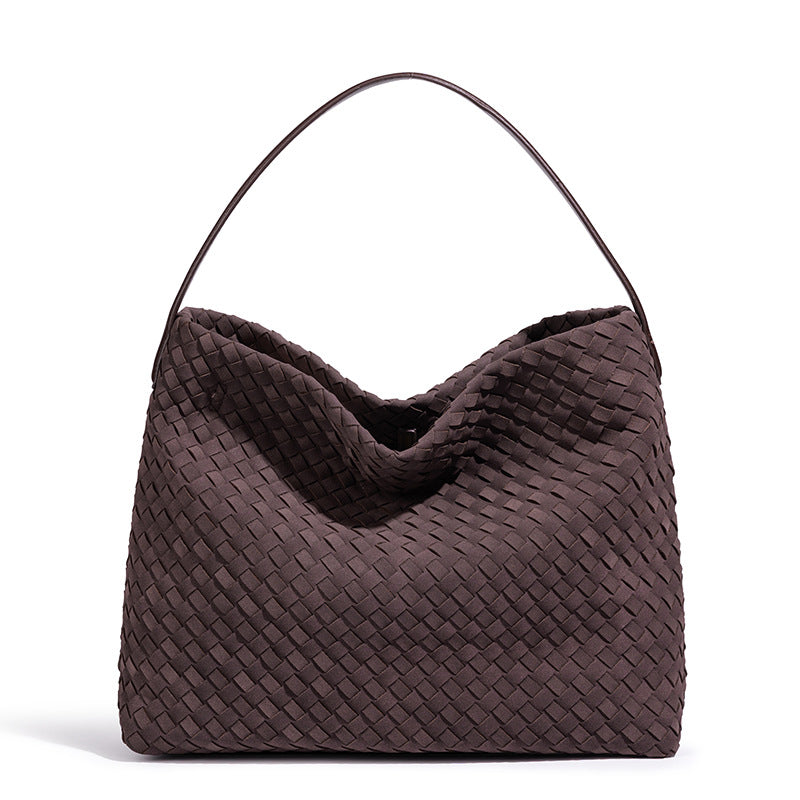 Simple Handmade Woven Large Capacity Underarm Bag