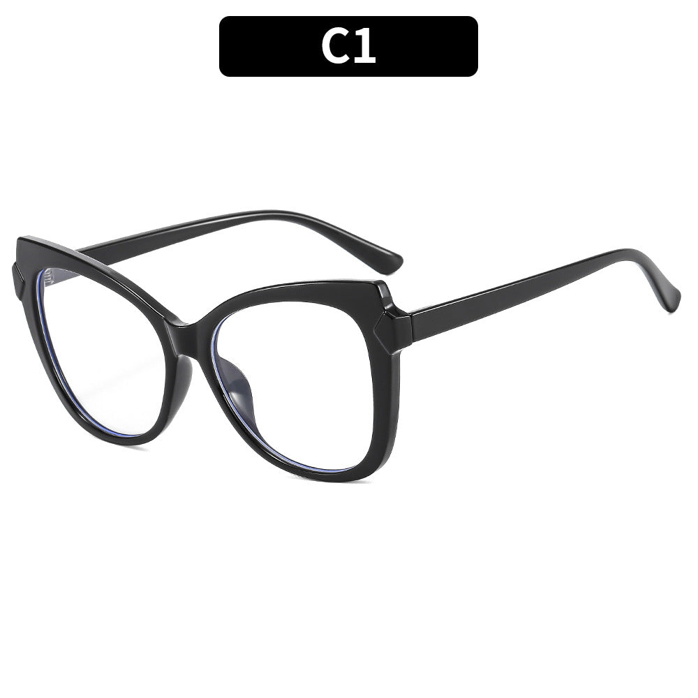 Cat-Eye Blue Light Blocking Glasses TR90 Colorful Frame Fashionable Eyewear