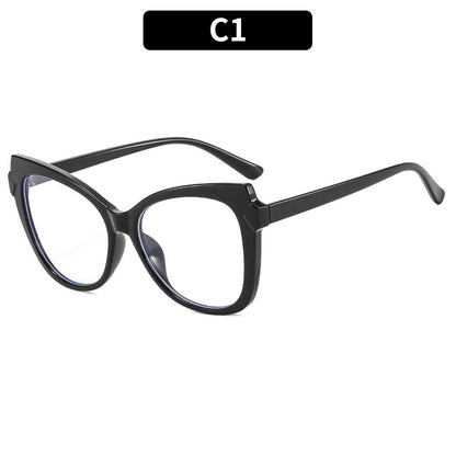 Cat-Eye Blue Light Blocking Glasses TR90 Colorful Frame Fashionable Eyewear