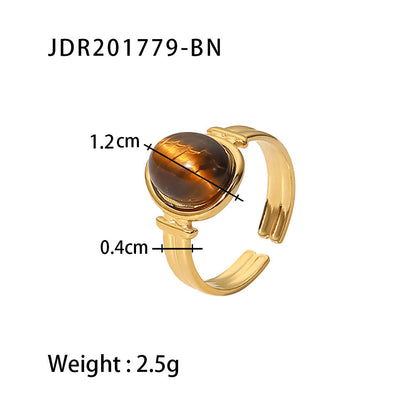 Irregular Adjustable Punk Simple Rings