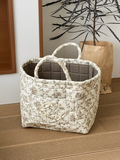 Floral Storage Basket Lightweight Collapsible Storage Box