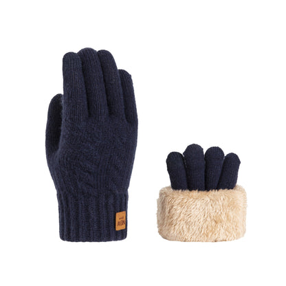 Winter Warm Knitted Touchscreen Gloves for Women