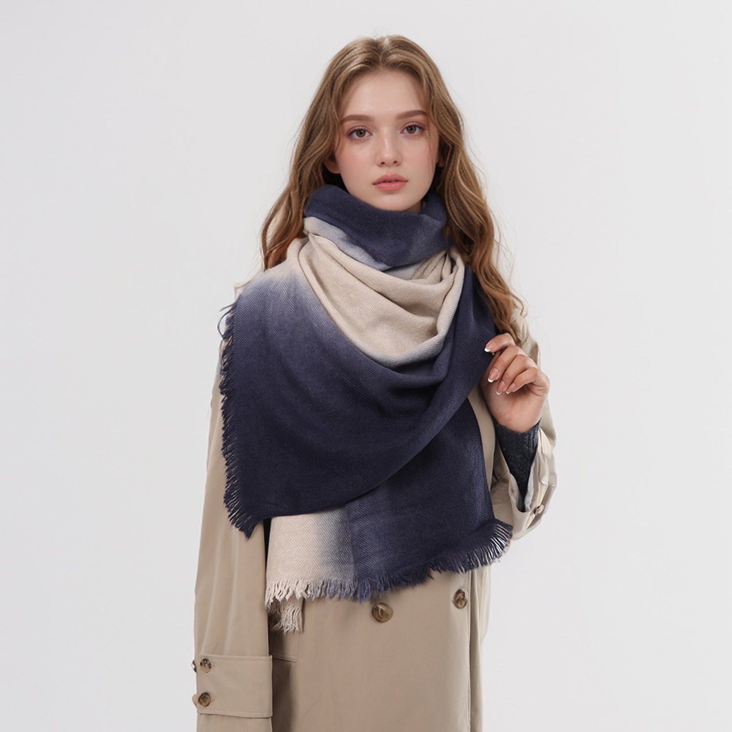 2+ Gradual Color Elegant Scarves