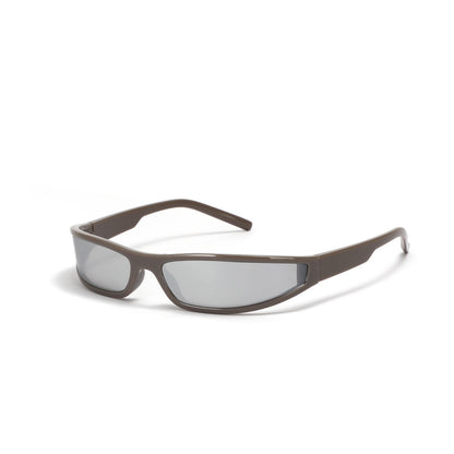 Street Futuristic Narrow Frame Sunglasses