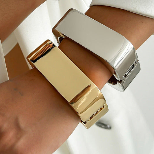 Ins Style Irregular Alloy Bracelet Set
