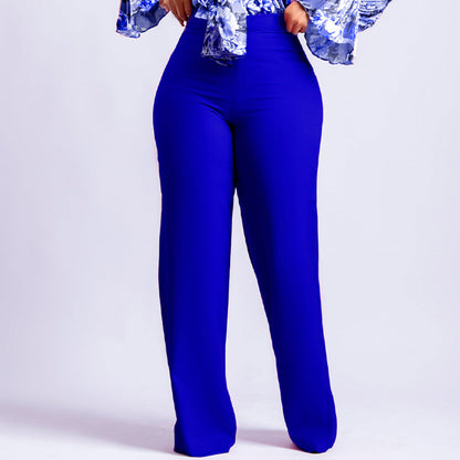 Elegant Wide-Leg Trousers For Women Comfortable All-Season Pants