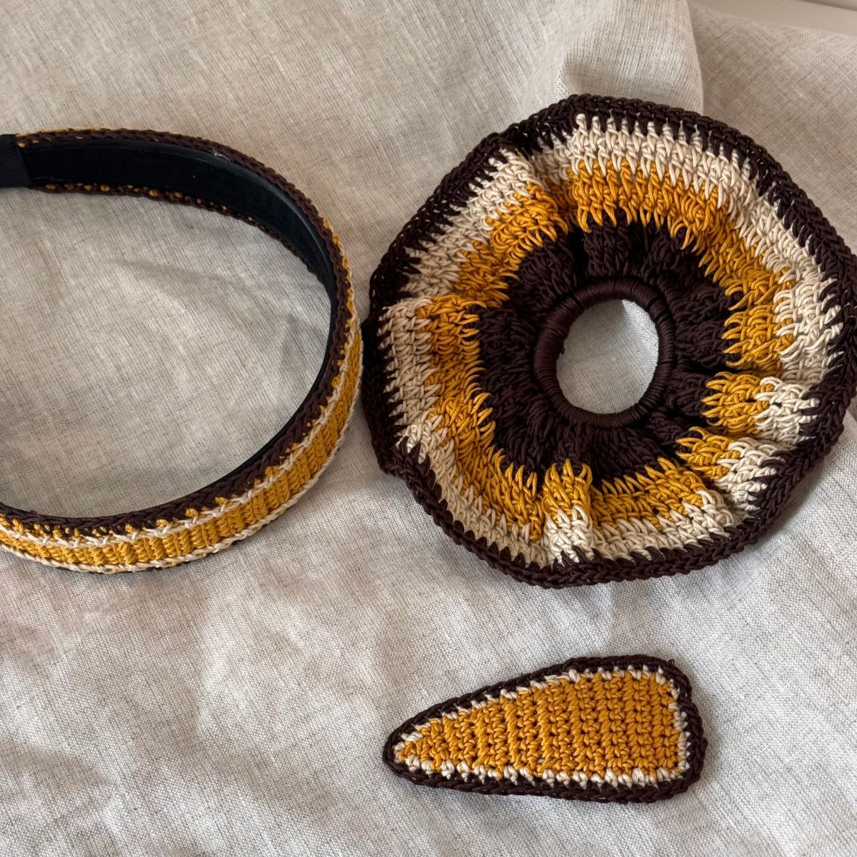 Cute Color Contrast Stretchy Knit Hair Tie