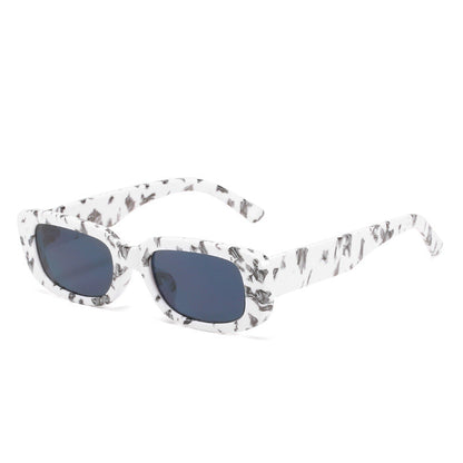 Trendy Square Sunglasses Stylish Black Frame Glasses