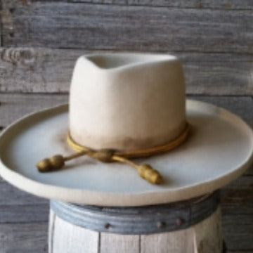 Wool Jazz Fedora Hat with Peanut Chain Stylish Unisex