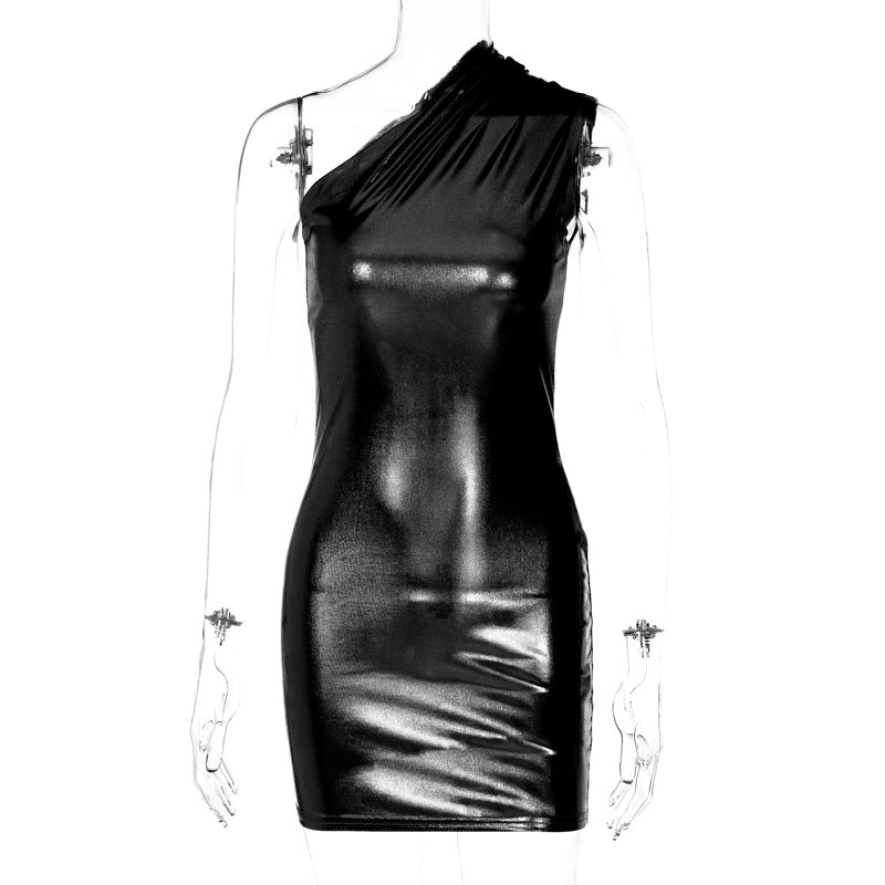 Elegant Sleeveless Bodycon Dress in Solid Colors