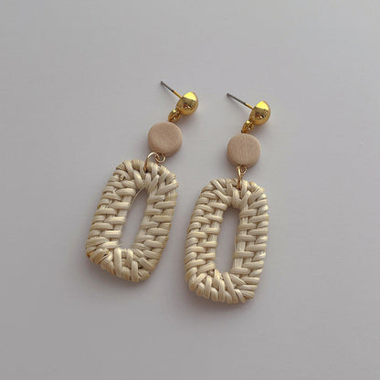 Vintage Geometrical Vacation Drop Earrings