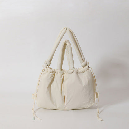 Large Capacity Nylon Tote Bag Stylish Casual Shoulder Bag