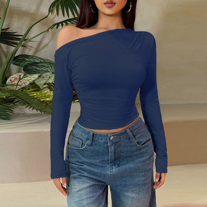Trendy Casual Long Sleeve Slim Fit Top
