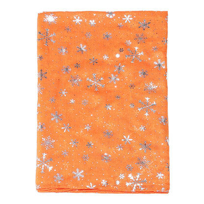 Winter Snowflake Polka Dots Christmas Shawl Scarf
