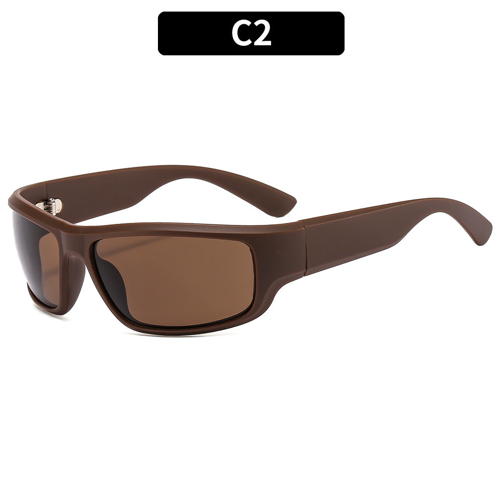 Y2K Stylish Oval Sunglasses Futuristic Fashion Shades