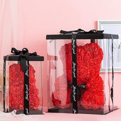 Everlasting Flower Christmas Birthday Gift Creative Foam Soap Flower Rose Flower Bear