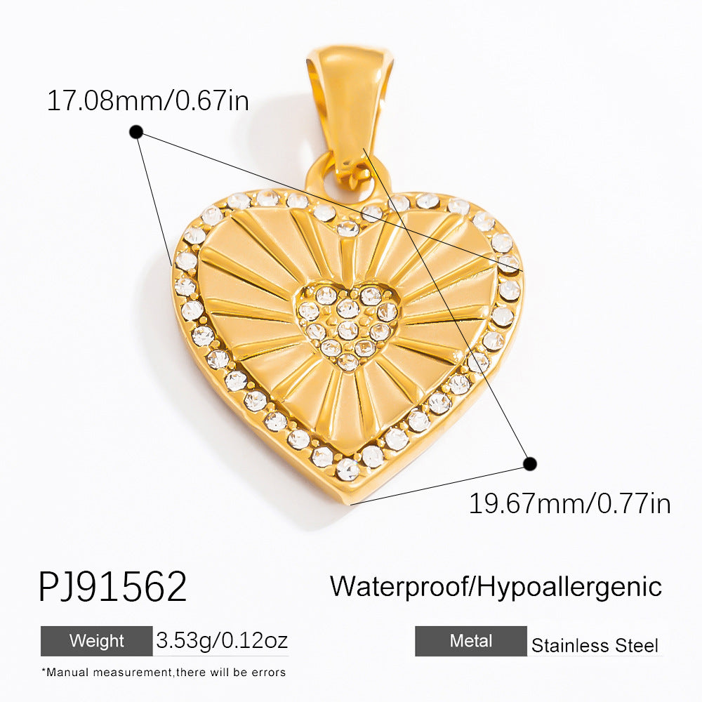 Minimalist DIY Jewelry Accessories Stainless Steel Necklace Pendant