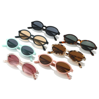 Oval Vintage Fashion Sunglasses Stylish Eyewear