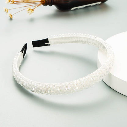 Woven Crystal Headband for Women Stylish Chic Hair Accessory