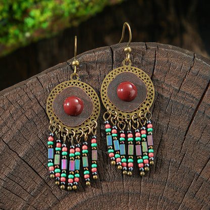 Bohemian Tassel Earrings Handmade for Travel and Vacation