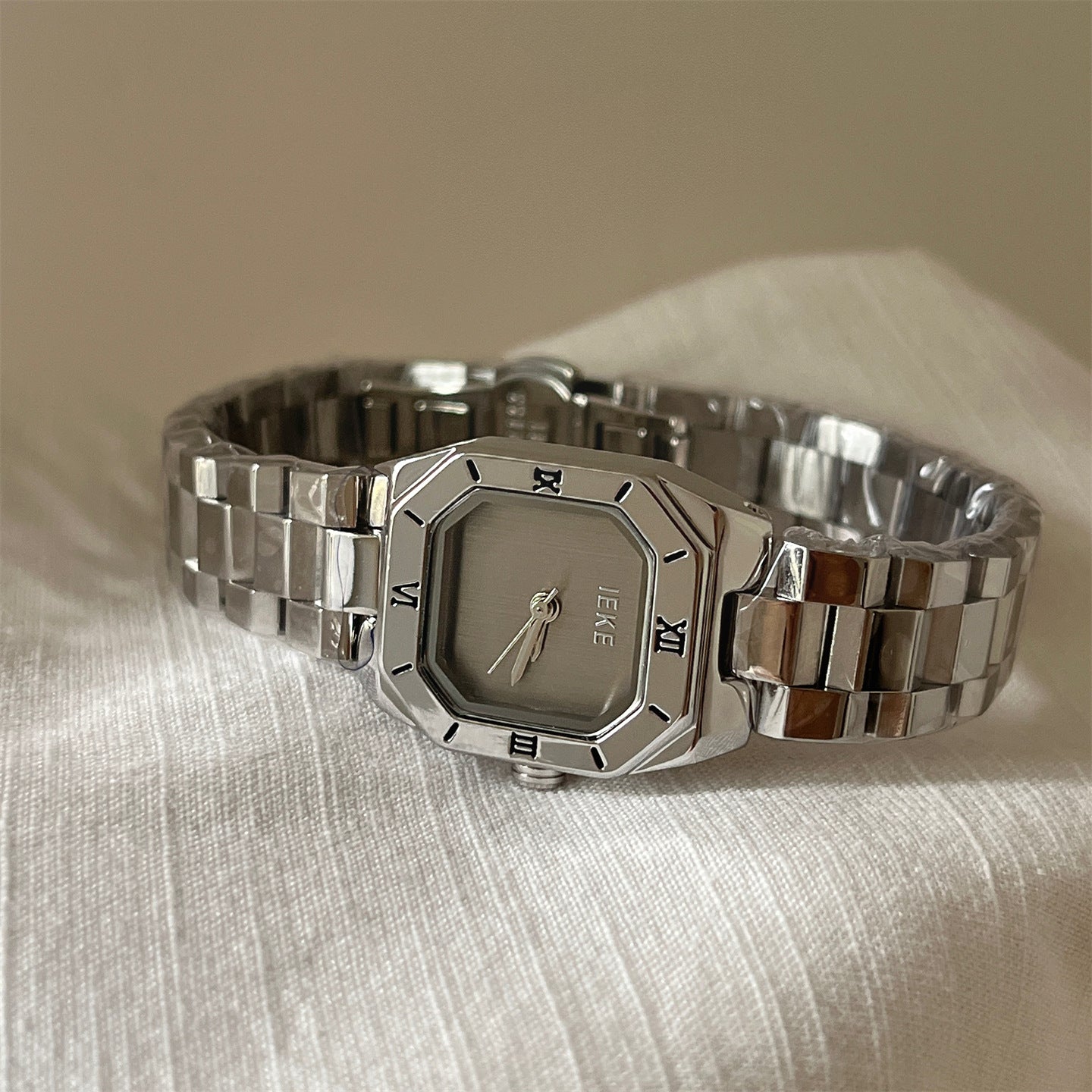 Vintage Gold Tone Octagonal Case Quartz Watch