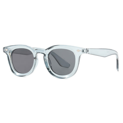 Trendy Oval Frame Sunglasses Stylish UV400 Protection