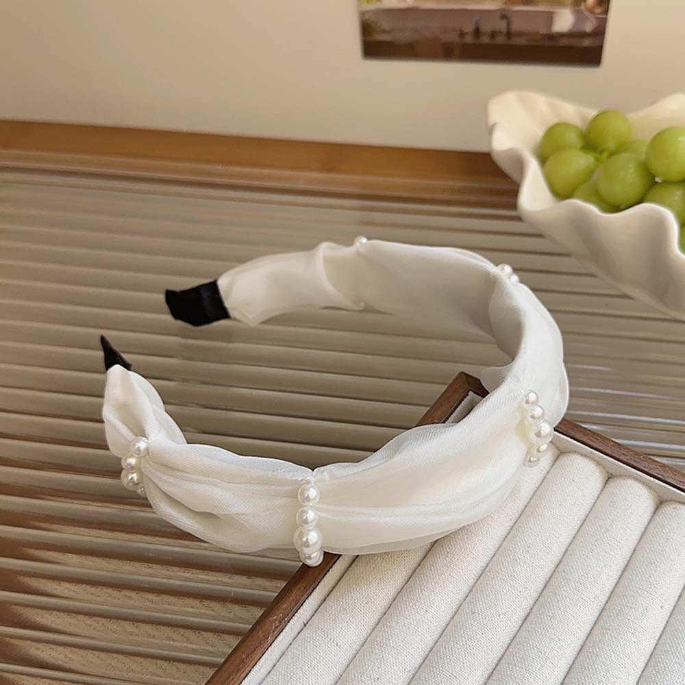Pearl Braided Mesh Sweet Headbands