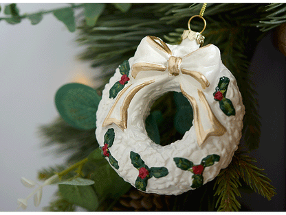Beautify Wreath Bow Christmas Hanging Ornament