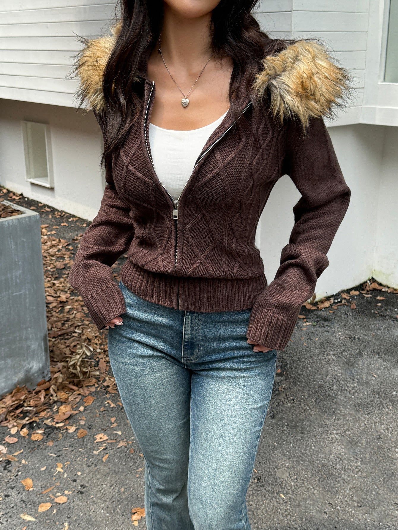 Casual Plush Long Sleeve Hoodie for Women