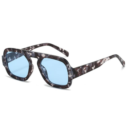 Pilot Sunglasses Stylish Oval Frame UV400 Protection