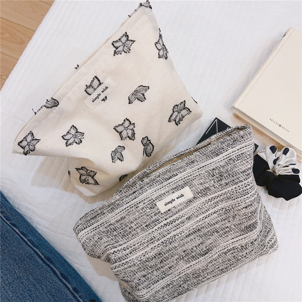 Simple Portable Large Capacity Makeup Bag