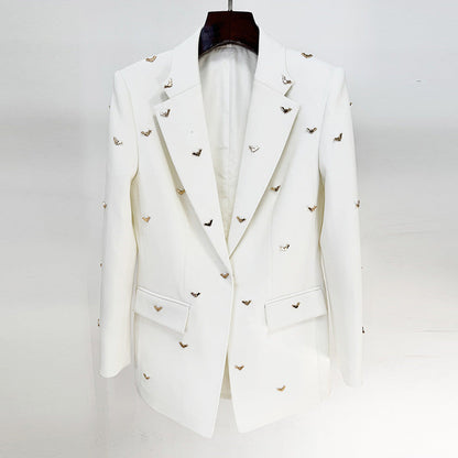 Batwing Beaded Blazer Jacket