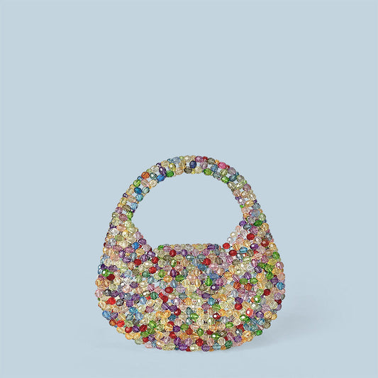Mini Beads Handmade Party  Handbag