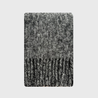 Chunky Tassel Solid Wool Scarf for Women