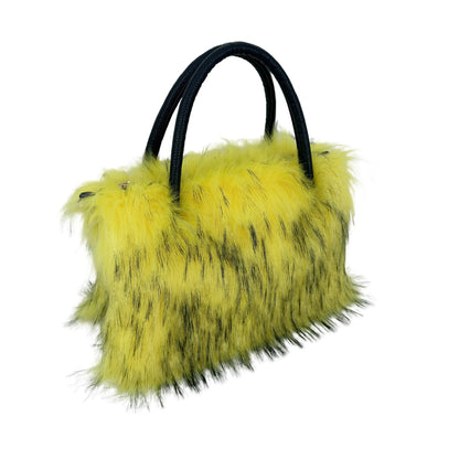 Fluffy Faux Fur Large Capacity Tote Handbag