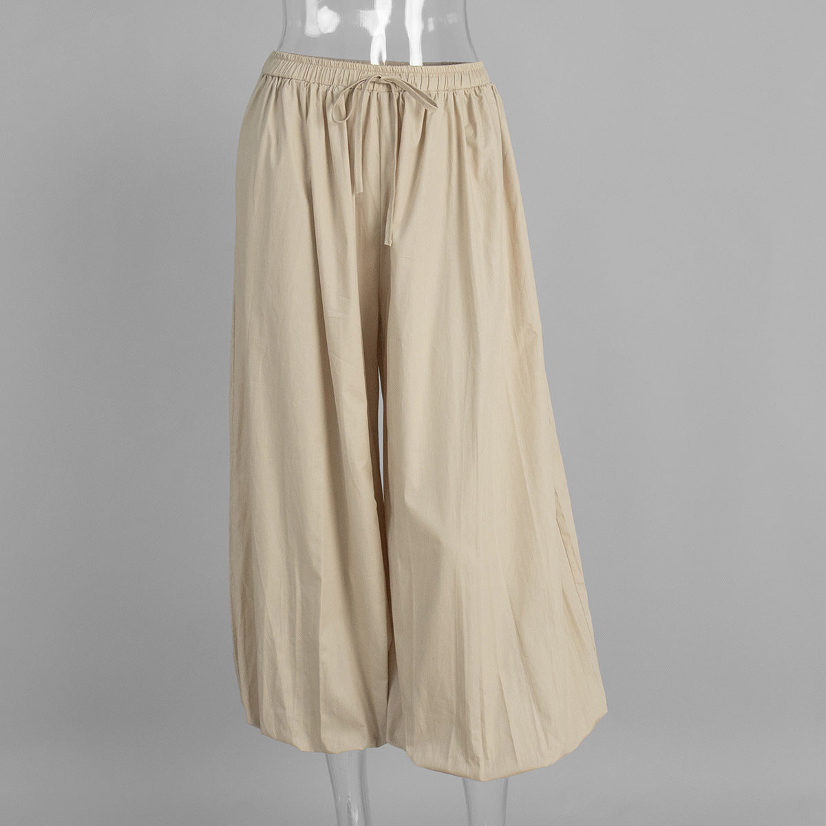 Cotton Lantern Pants Casual Street Style Loose Fit Trousers